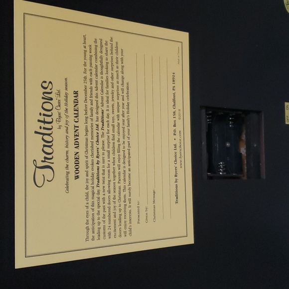 Musical Toy Shop Advent Calendar Christmas - Picture 7 of 10